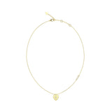 Guess Amore Gold Heart Crystal Necklace For Women JUBN05056JWYGT/U