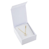 Guess Amore Gold White Heart Crystal Necklace For Women JUBN05052JWYGWHT/U - Image 3