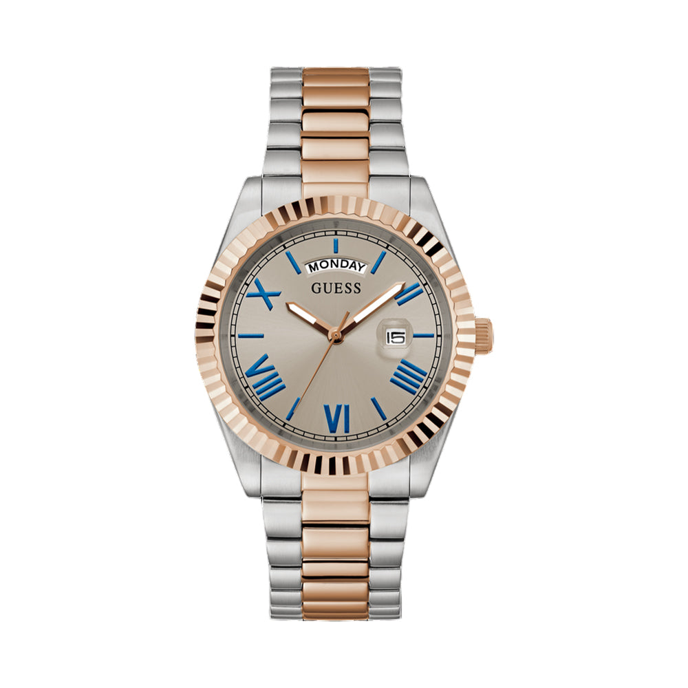 Guess Connoisseur Grey Round Dial Analog Men's Watch GW0265G13