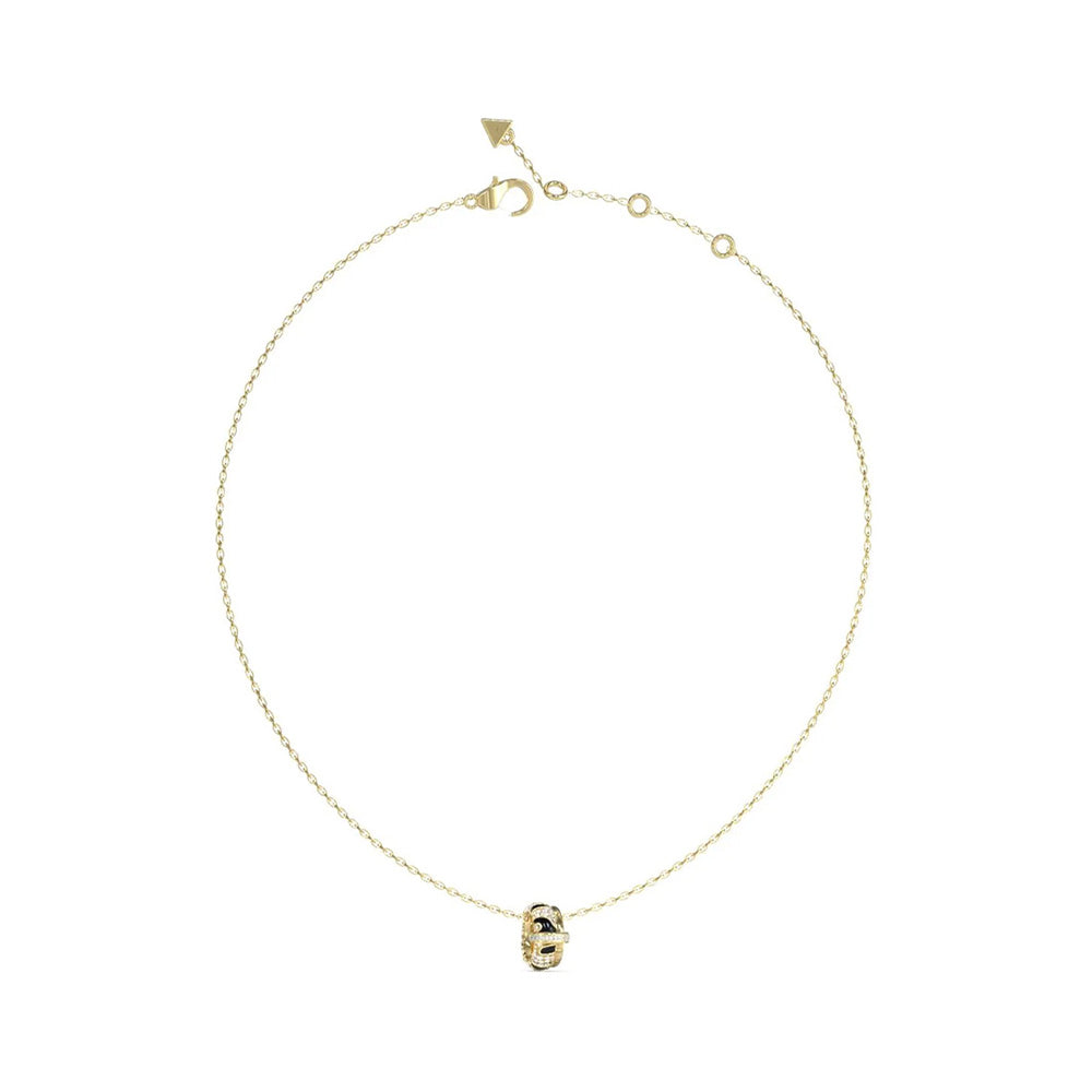 Guess Fabulous Me Gold Crystal Pendant Necklace For Women JUBN05191JWYGBKT/U