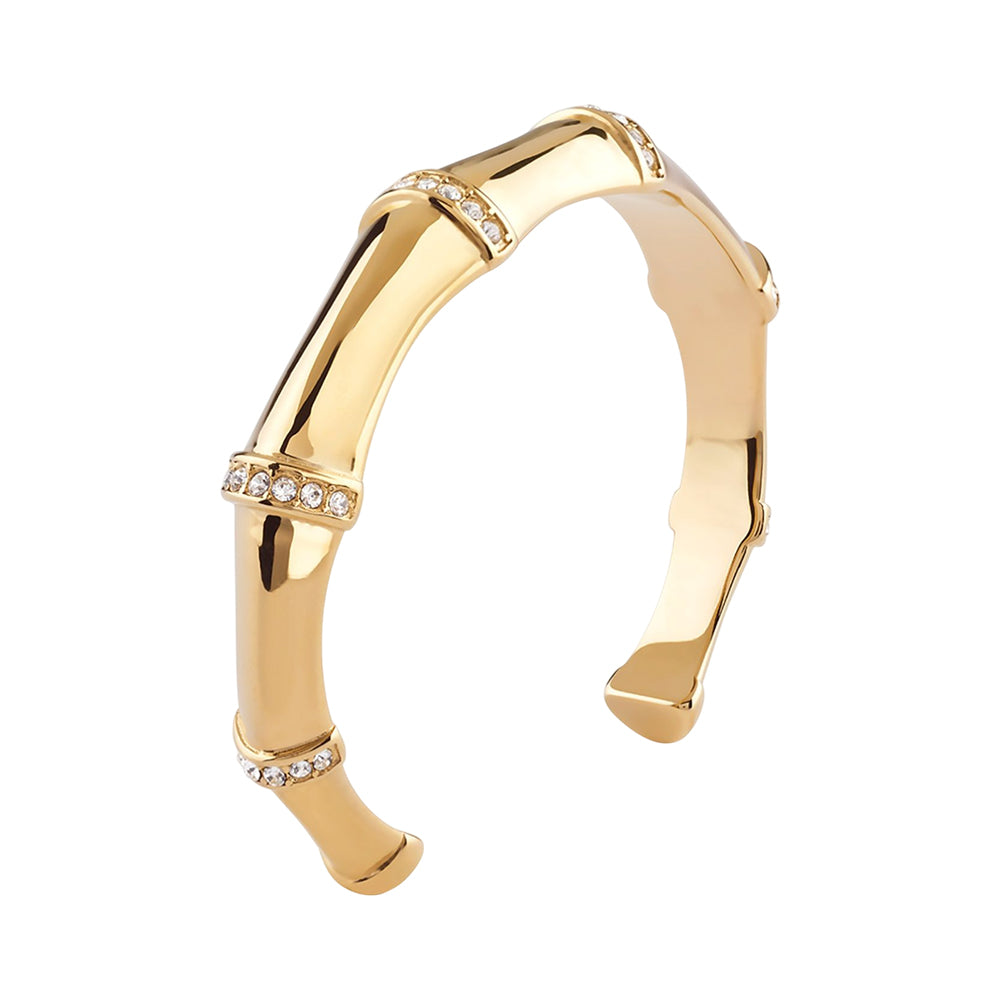Guess Gold Tone Bangle With Crystals JUBB05161JWYGS - image 3