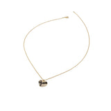 Guess Gold-Tone Crystal Stainless Steel Necklace - JUBN04690JWYGT/U