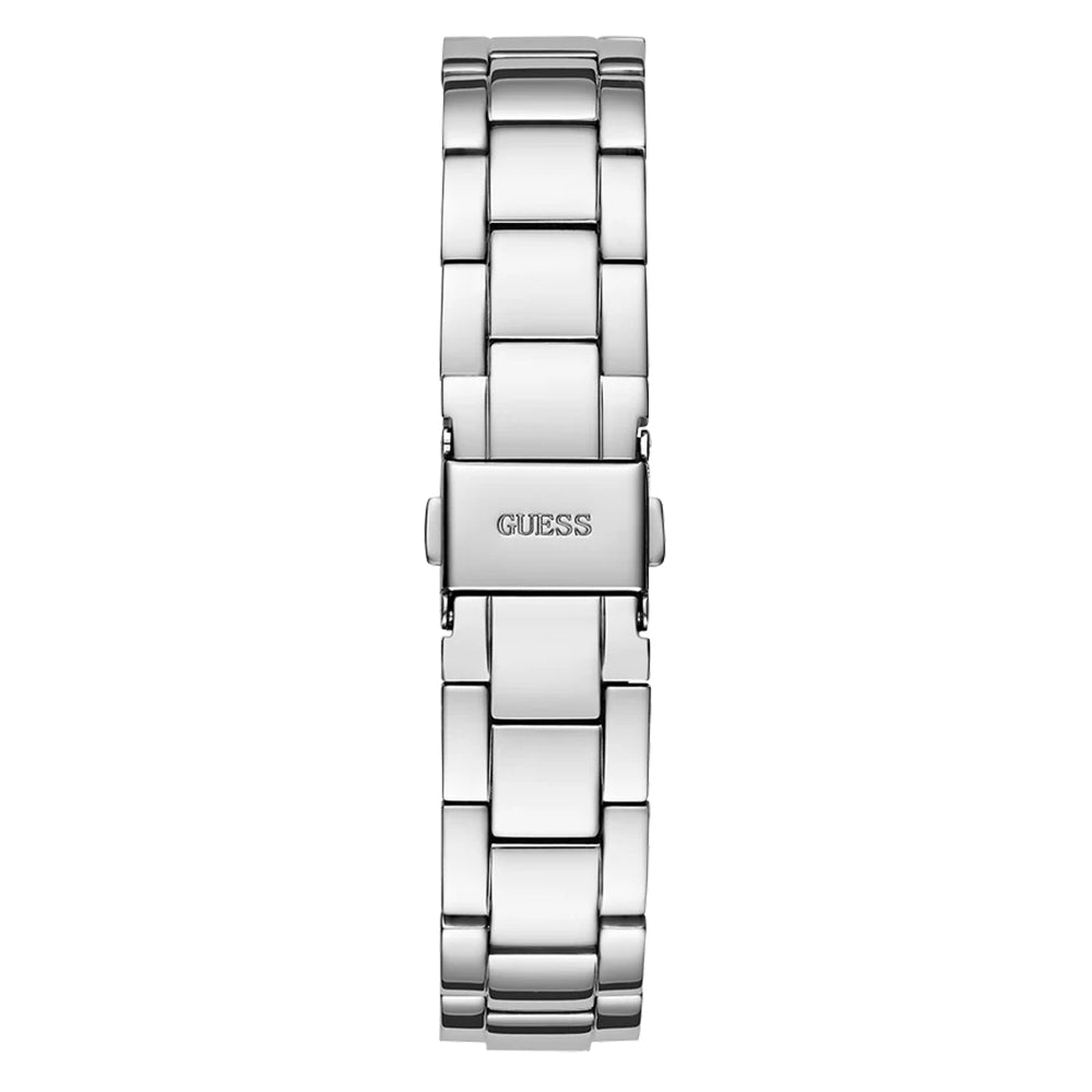 Guess Ladies Silver Tone Day/Date Watch GW0475L4 - Image 5