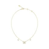 Guess Lily Gold Zirconia Necklace For Women JUBN05112JWYGT/U