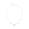 Guess Lily Silver Butterfly Crystal Necklace For Women JUBN05112JWRHT/U