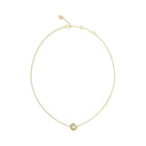 Guess Majorelle Gold Rhinestone Necklace For Women JUBN05377JWYGT/U