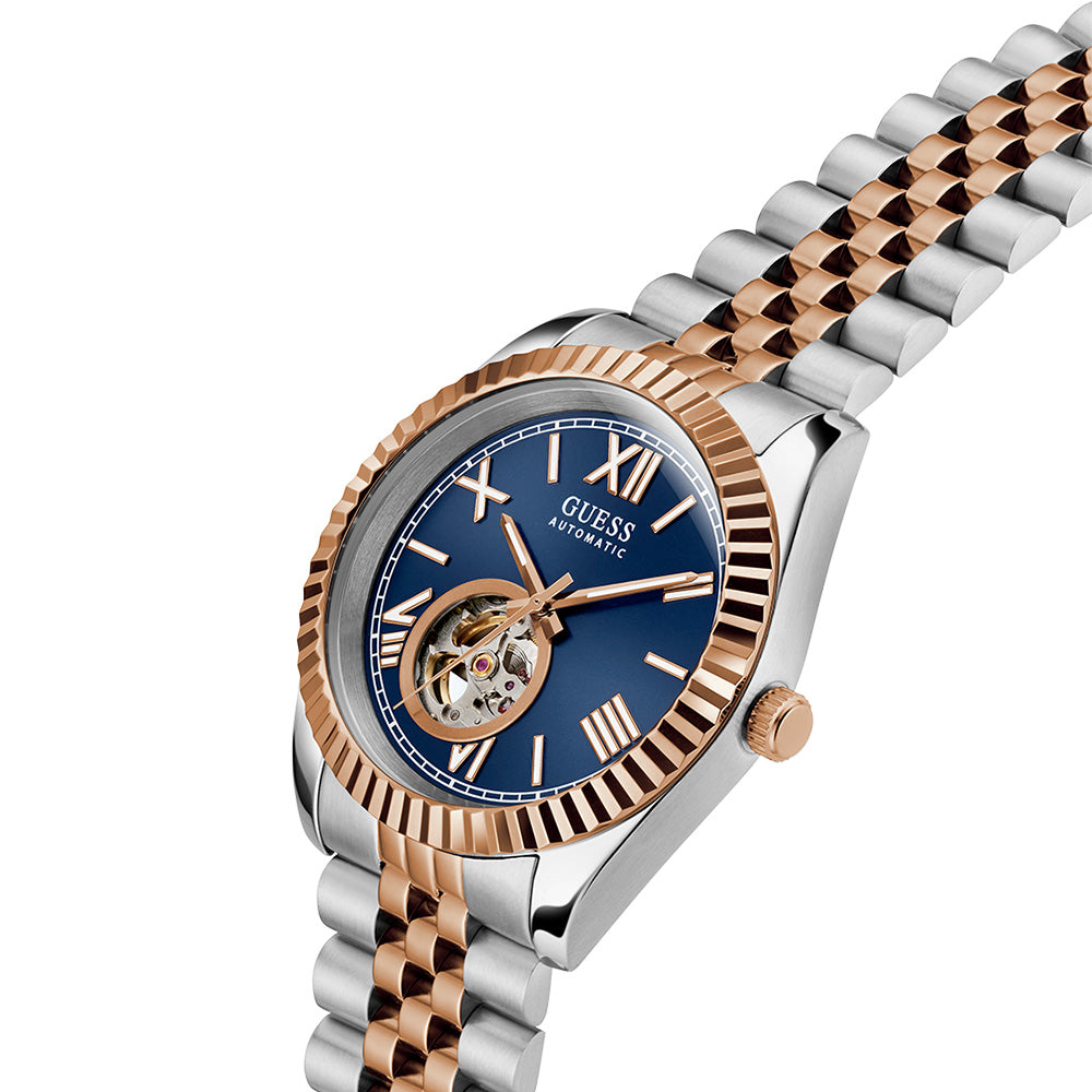 Guess Mens 2 Tone Automatic Watch GW0984G5 - image 3