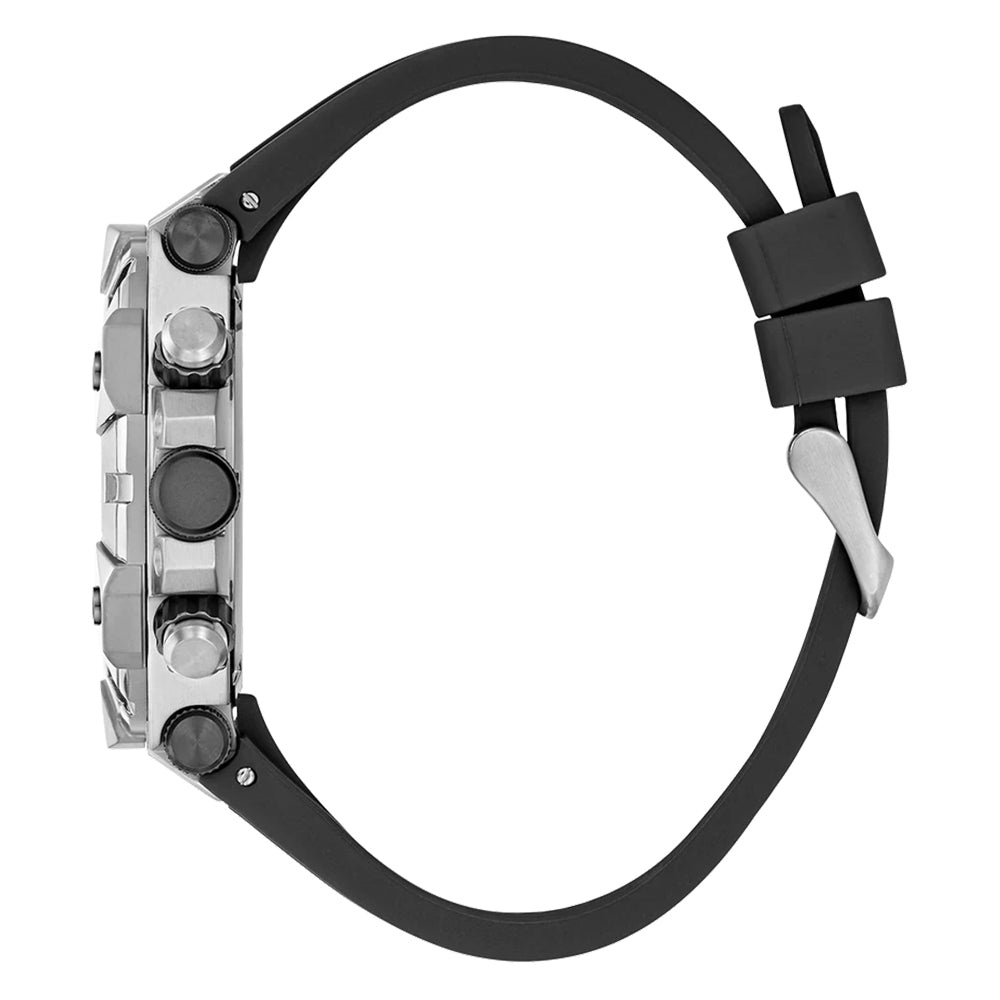 Guess Mens Black Silver Tone Multi-function Watch GW0802G1 - image 4