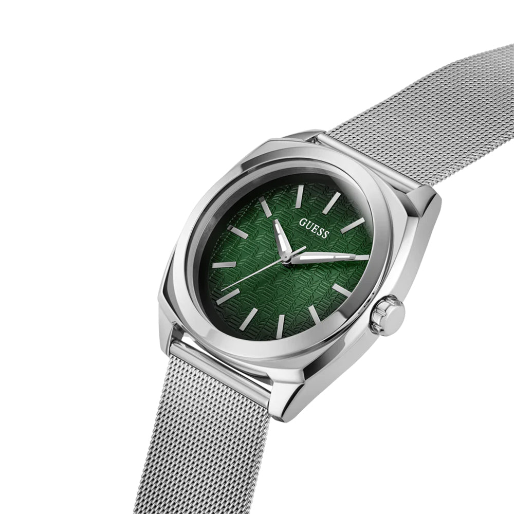 Guess Mens Silver Tone Analog Watch GW0794G1 - image 2