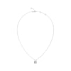 Guess My Secret Silver Zirconia Necklace For Women JUBN05417JWRHT/U