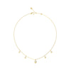 Guess Panarea Gold Pebble Stone Pendant Necklace For Women JUBN05185JWYGT/U