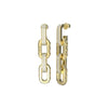 Guess Shining Winter Gold Triple-Link Drop Earrings JUBE04578JWYGT/U