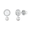 Guess Silver Earrings For Women JUBE05517JWRHT/U