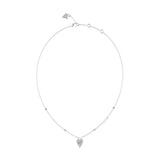 Guess Silver Necklace for Women JUBN03241JWRHT/U