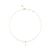 Guess Tiny Pearly Gold Pearl Crystal Necklace For Women JUBN05580JWYGT/U