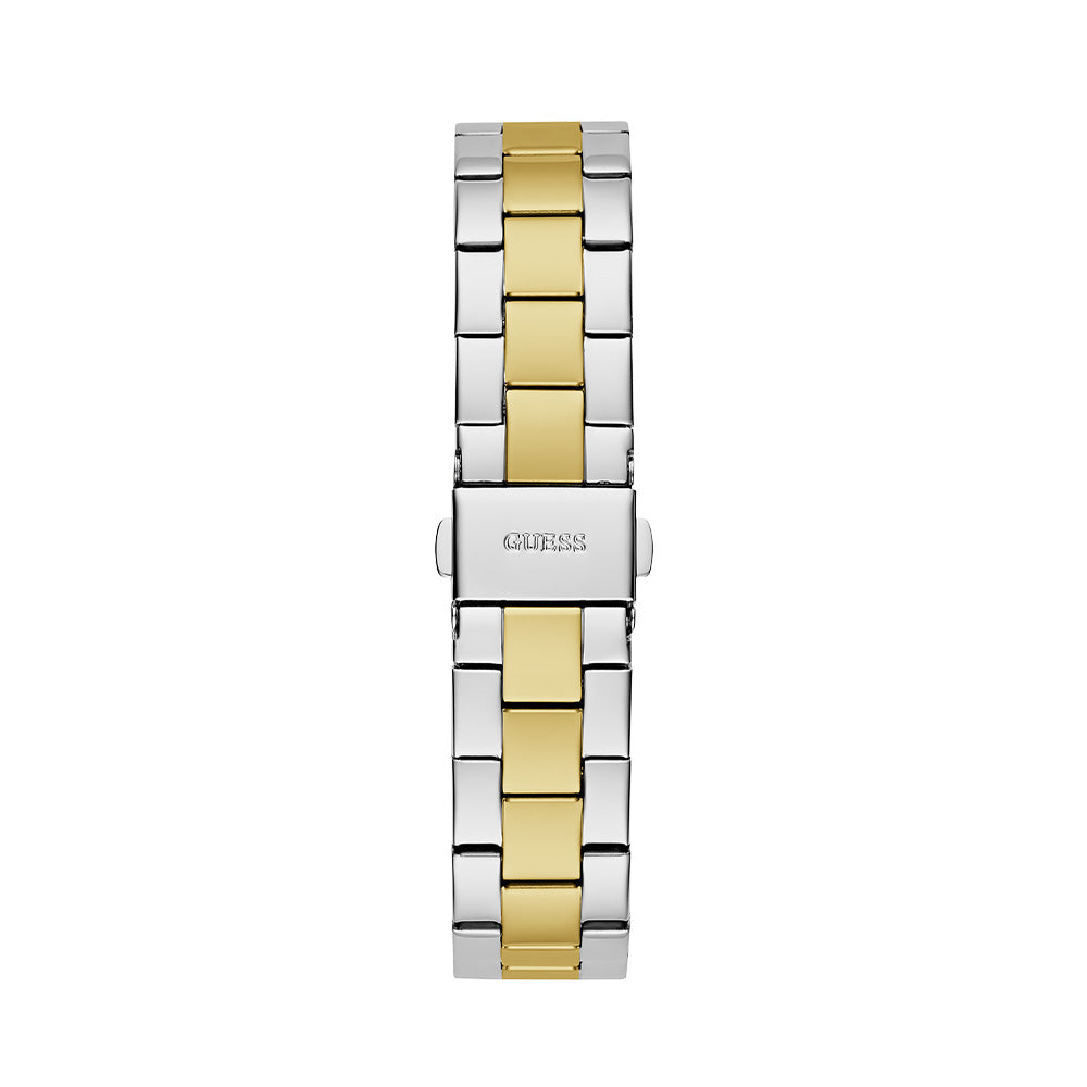 Guess Two Tone Day Date Champagne Dial Men'S Watch GW0265G14 - Image 6
