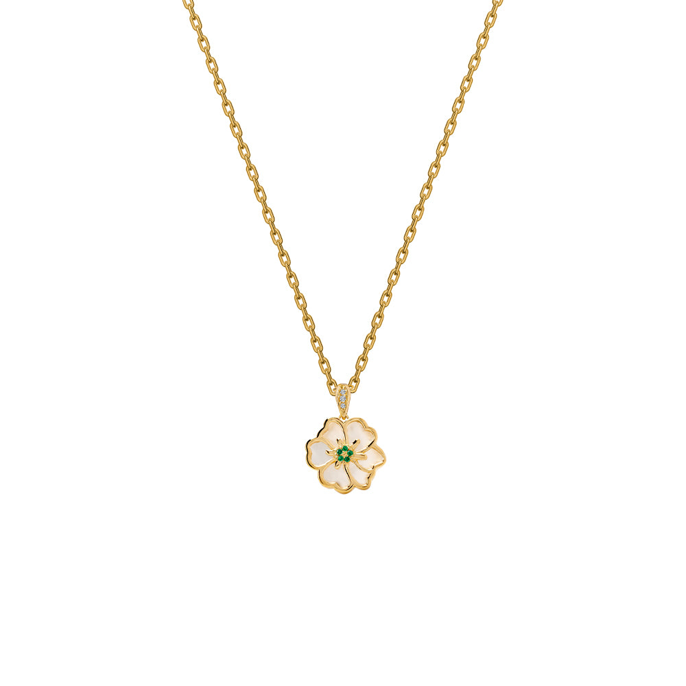 Juvenis Flower Design Pendant JLJ-CG21P0407S-BLU-SS-PND - image 8