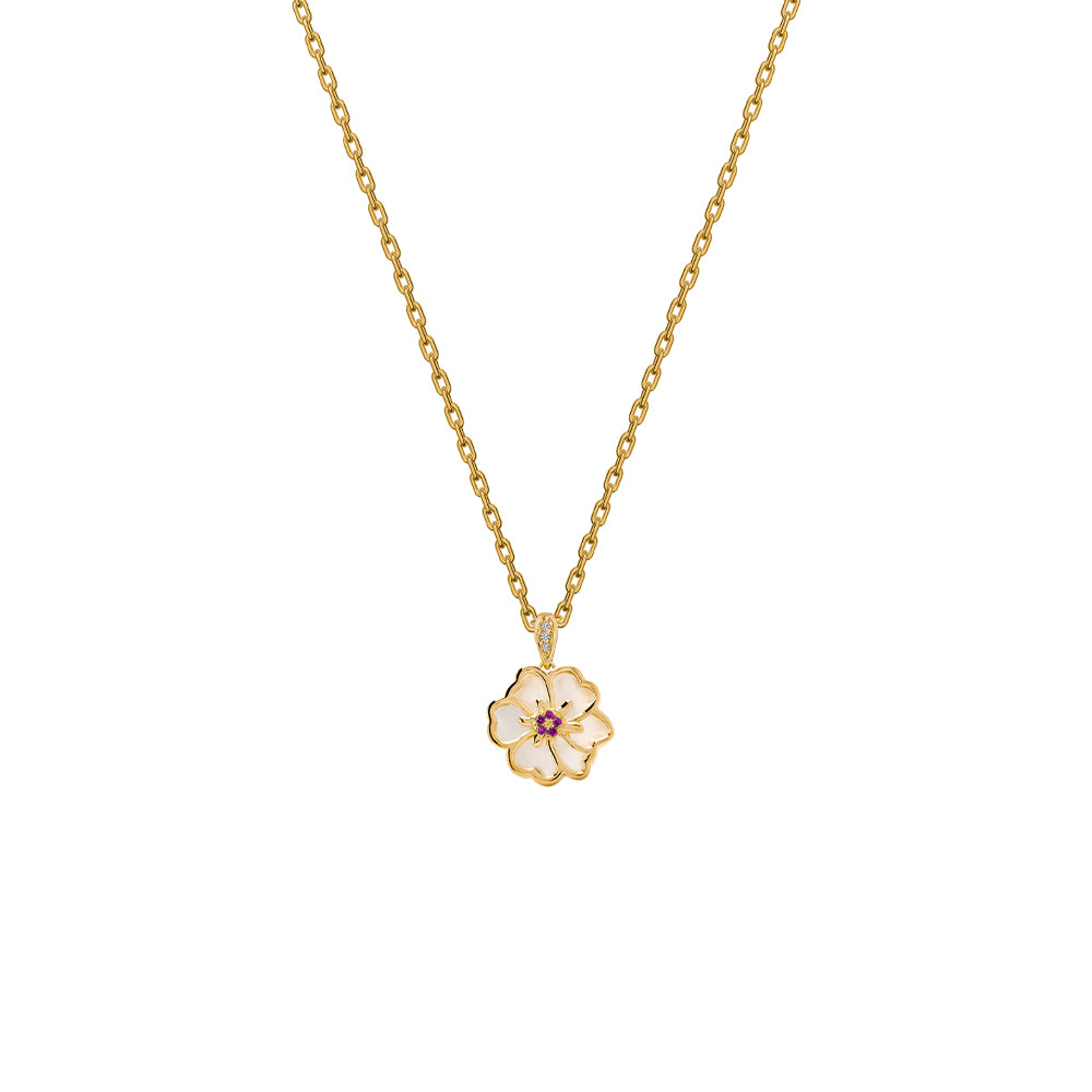 Juvenis Flower Design Pendant JLJ-CG21P0407S-BLU-SS-PND - image 9