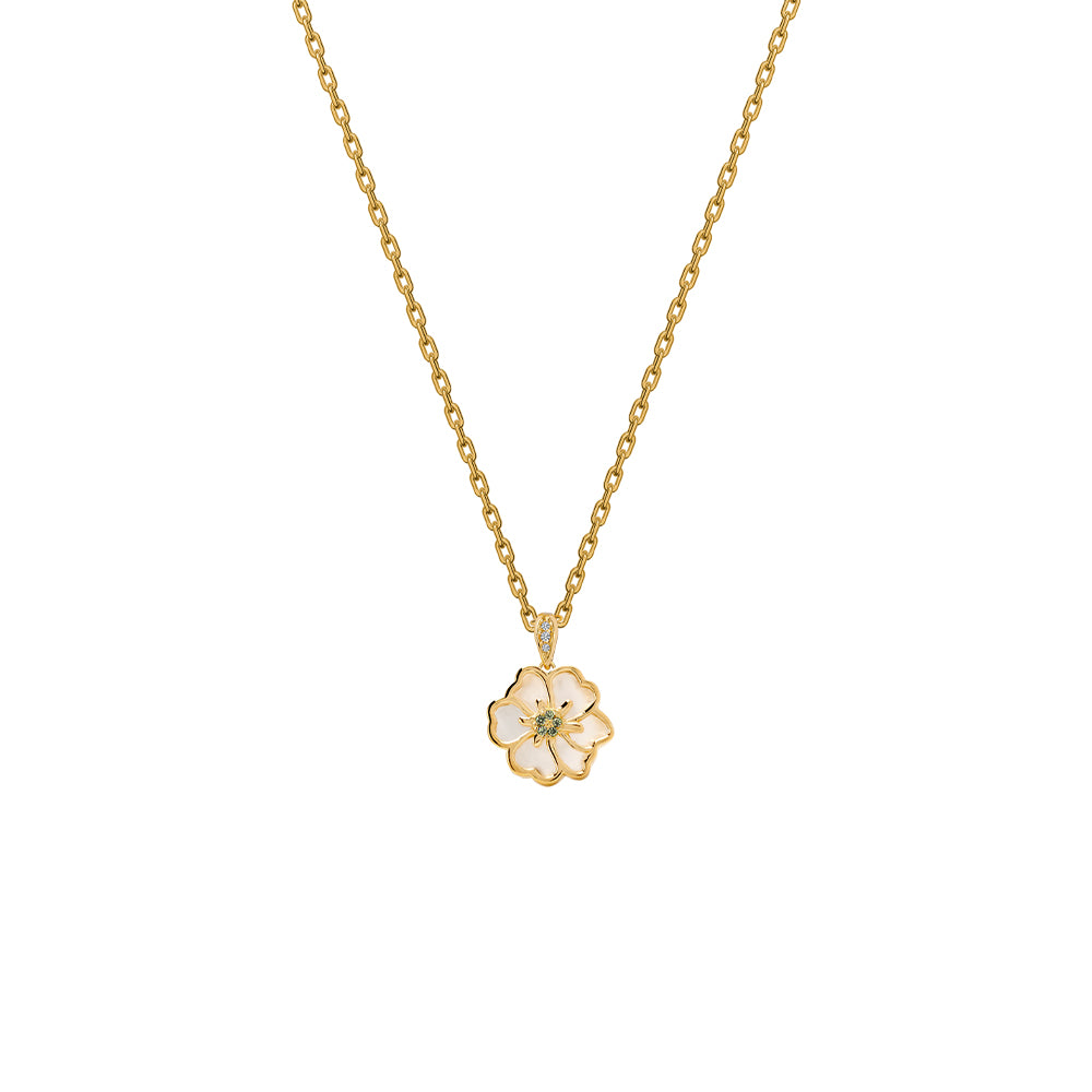Juvenis Flower Design Pendant JLJ-CG21P0407S-BLU-SS-PND - image 7