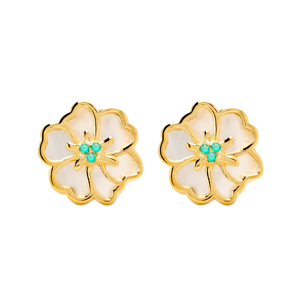 Juvenis Flower Earrings JLJ-CG21E0408S-BLU-SS-ER - image 15