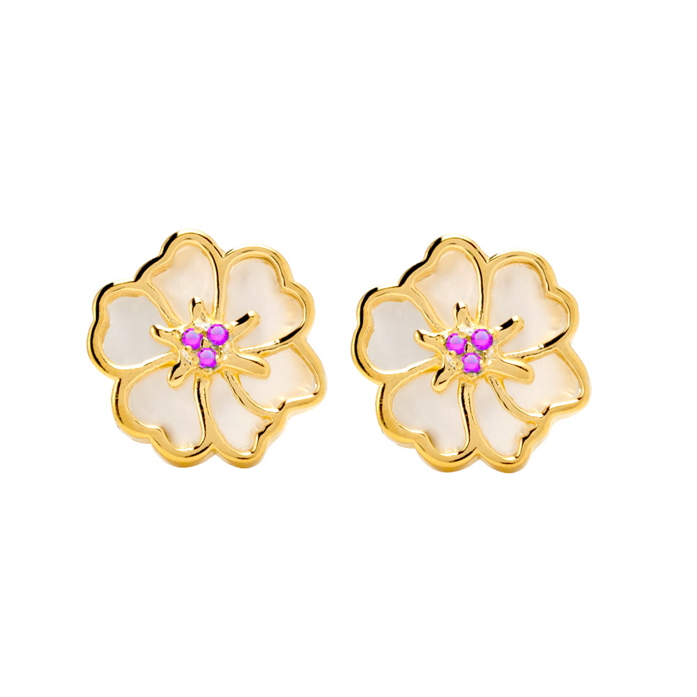 Juvenis Flower Earrings JLJ-CG21E0408S-BLU-SS-ER - image 17