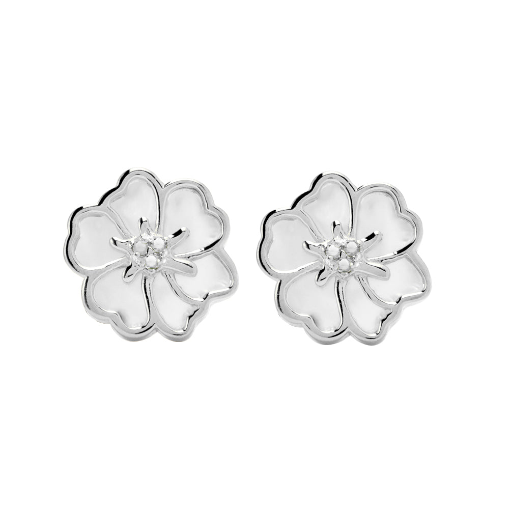 Juvenis Flower Earrings JLJ-CG21E0408S-BLU-SS-ER - image 9