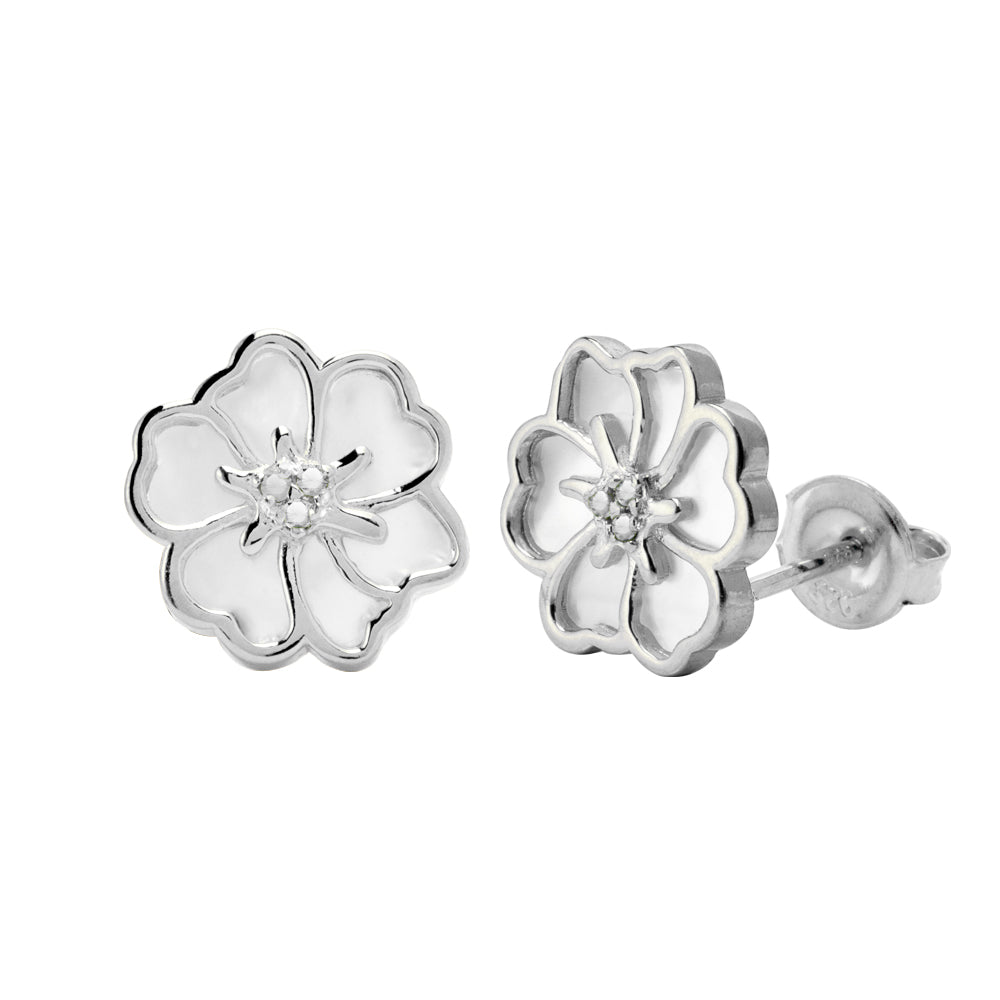 Juvenis Flower Earrings JLJ-CG21E0408S-BLU-SS-ER - image 10