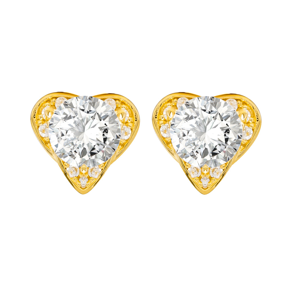 Juvenis Heart-Shapped Earrings JLJ-AS21E1007S-SS-ER - image 4