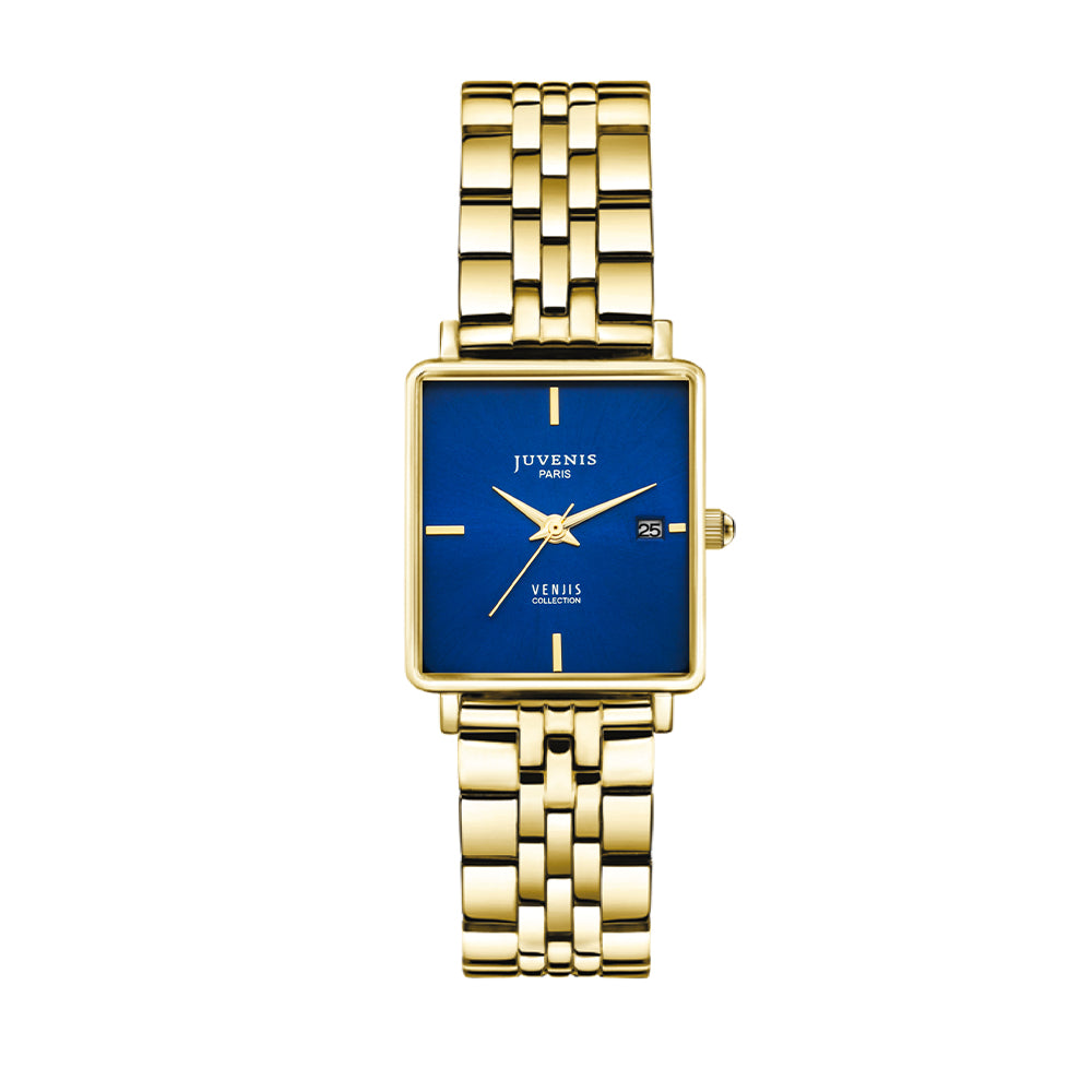 Juvenis Venjis Gold Tiffany Square Watch JVB1066C - image 3