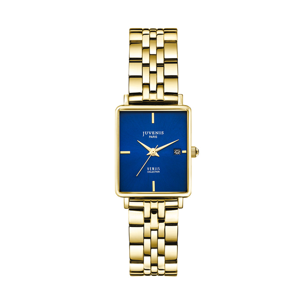 Juvenis Venjis Gold Sunray Square Watch JVB0066C - image 3