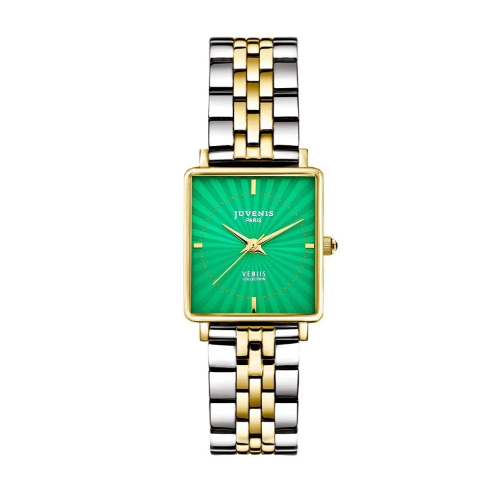 Juvenis Venjis Harmony Gold Square Watch JVB1066P