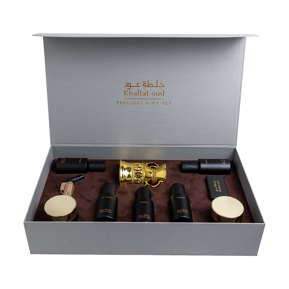 Khaltat Oud Precious 9pcs Gift Set