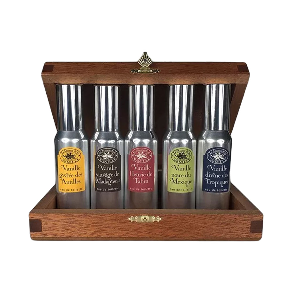 La Maison De La Vanille Wooden Box Set 5 x 30ml