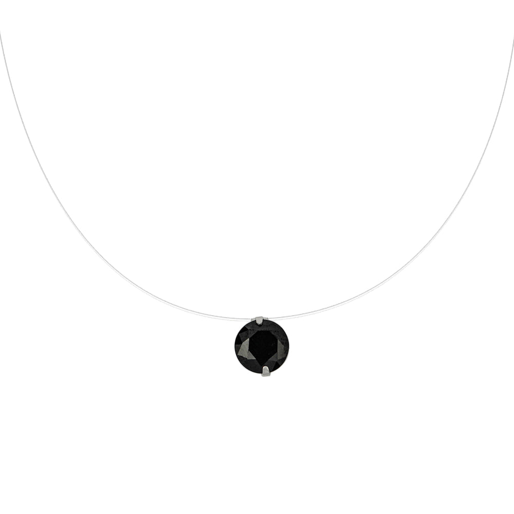 Lencia White Cubic Zirconia Crystal Necklace - image 10