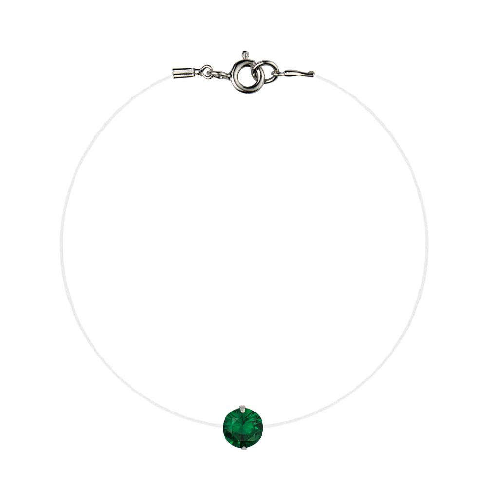 Lencia Green Cubic Zirconia Crystal Bracelet