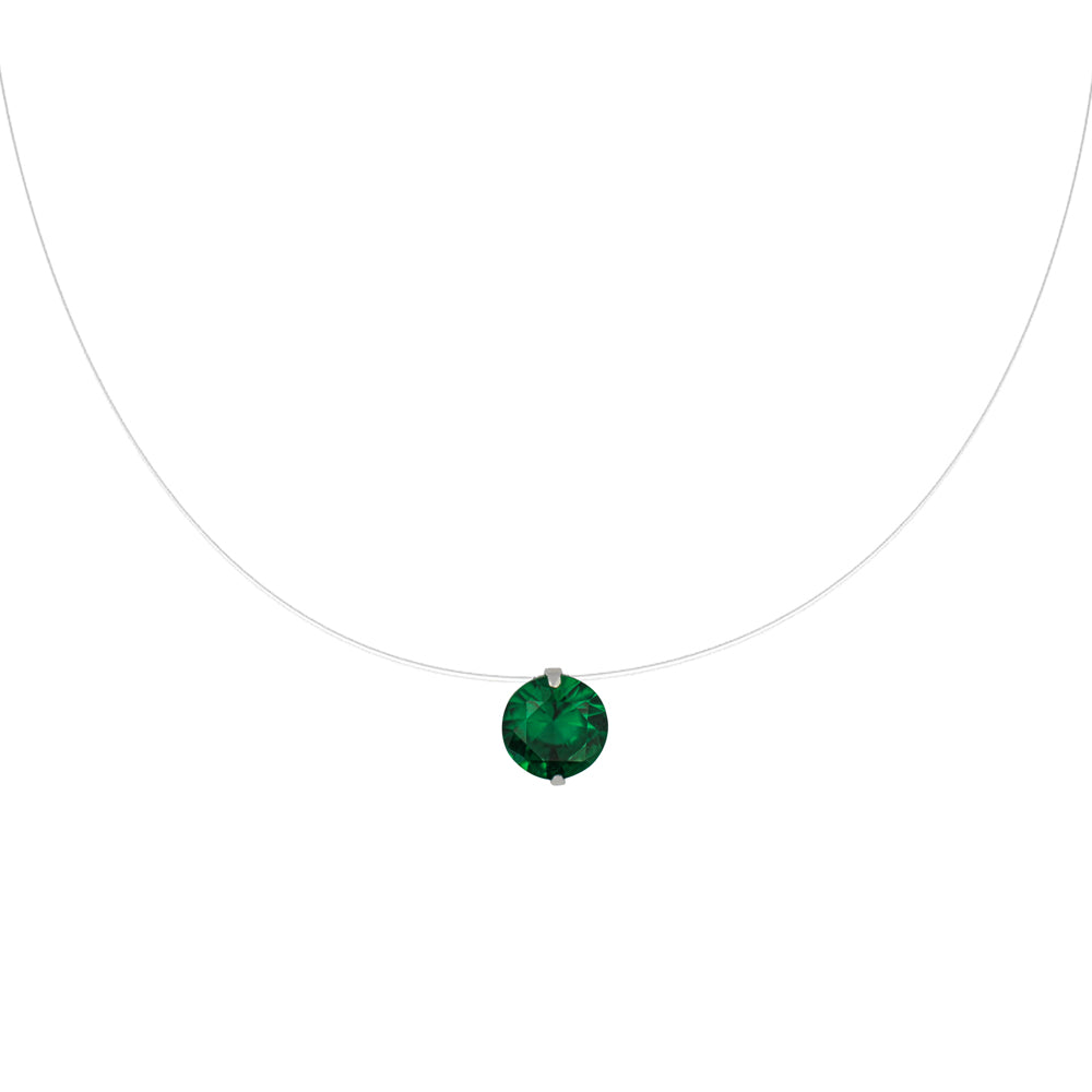 Lencia White Cubic Zirconia Crystal Necklace - image 6