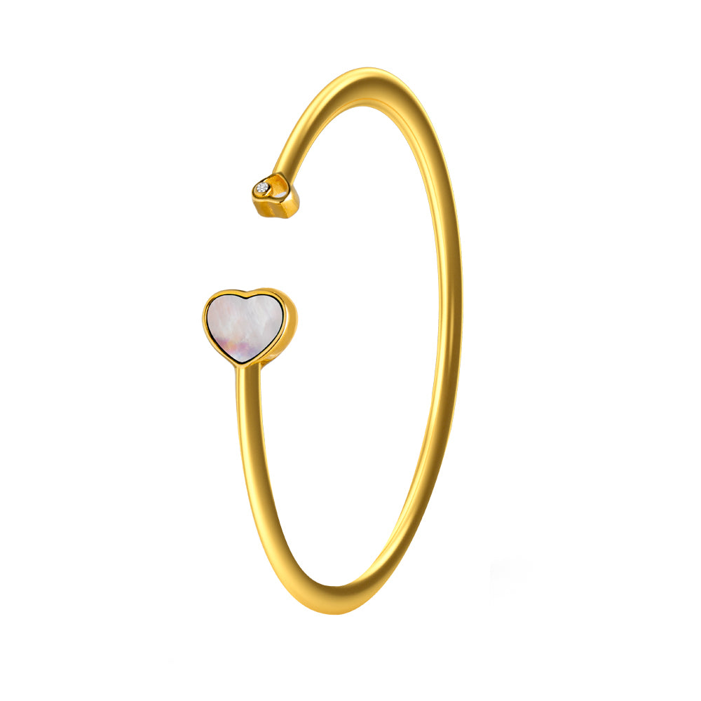 Lencia Heart Pearl Bracelet LLJ-BGC242 - image 3