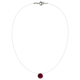Lencia White Cubic Zirconia Crystal Necklace - image 7