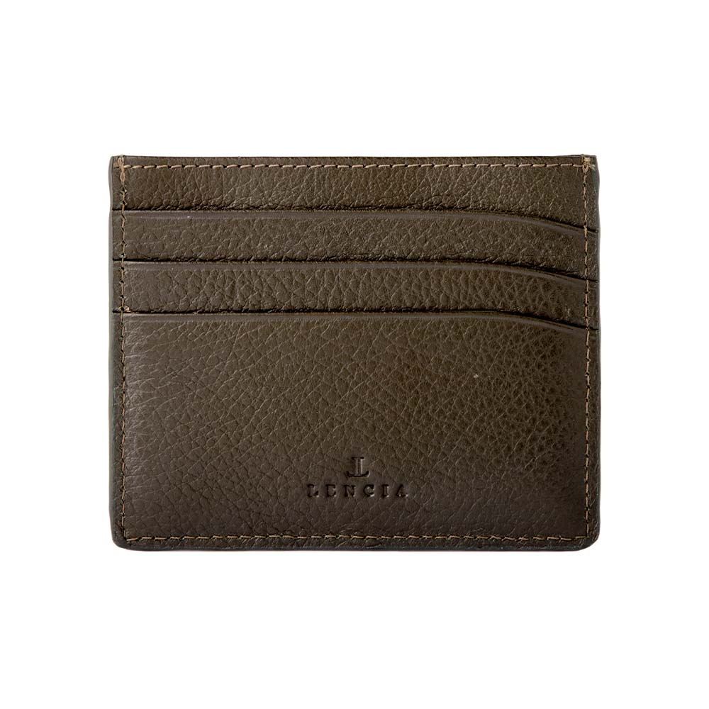 Lencia RFID Protected Floater DD Pattern Leather Card Holder LMWC-16668FDD - image 13