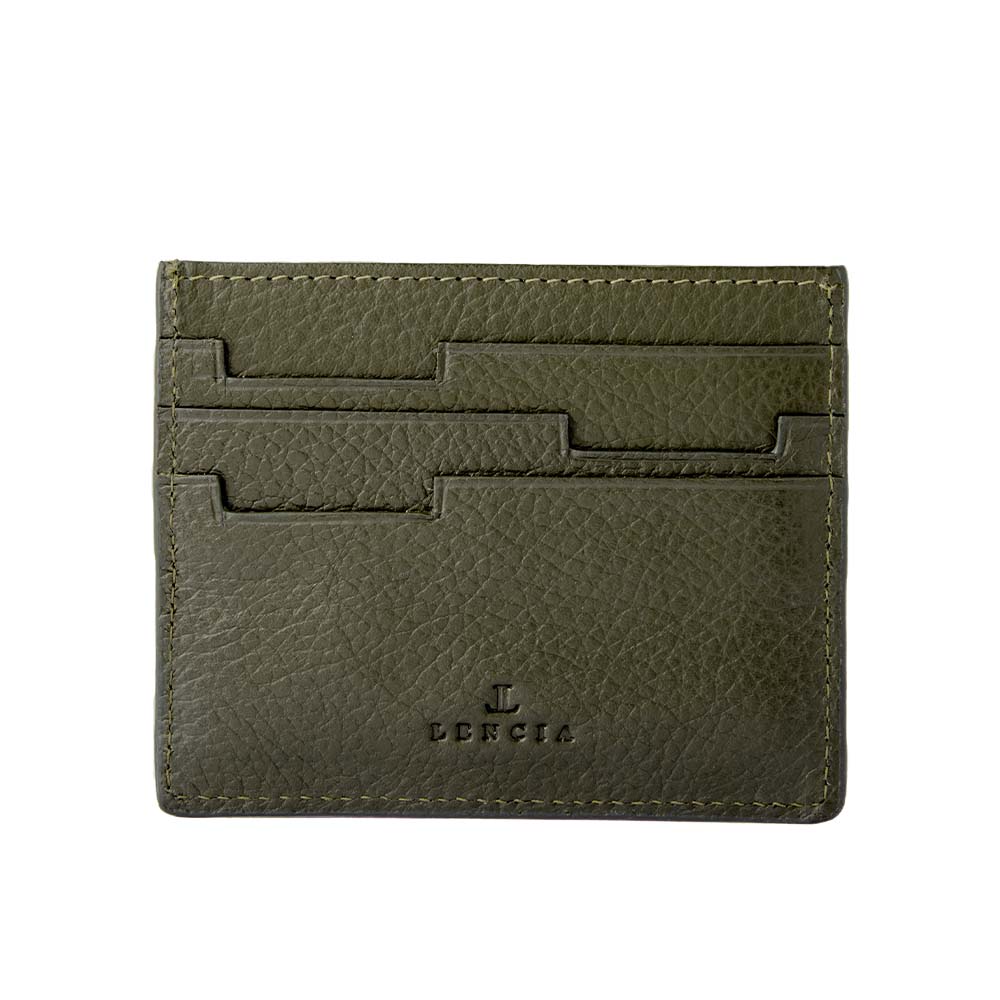 Lencia RFID Protected Floater DD Pattern Leather Card Holder LMWC-16669FDD - image 10