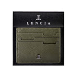 Lencia RFID Protected Floater DD Pattern Leather Card Holder LMWC-16669FDD - image 11