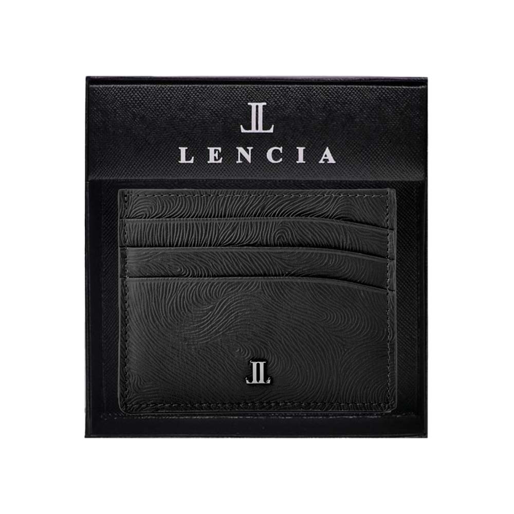 Lencia RFID Protected Lisborn Nappa(Horse Print) Pattern Leather Card Holder LMWC-16673HP - image 5