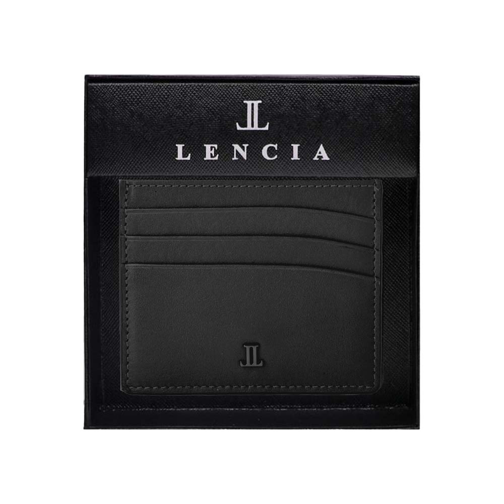 Lencia RFID Protected Scarlet Nappa Pattern Leather Card Holder LMWC-16673SN - image 9