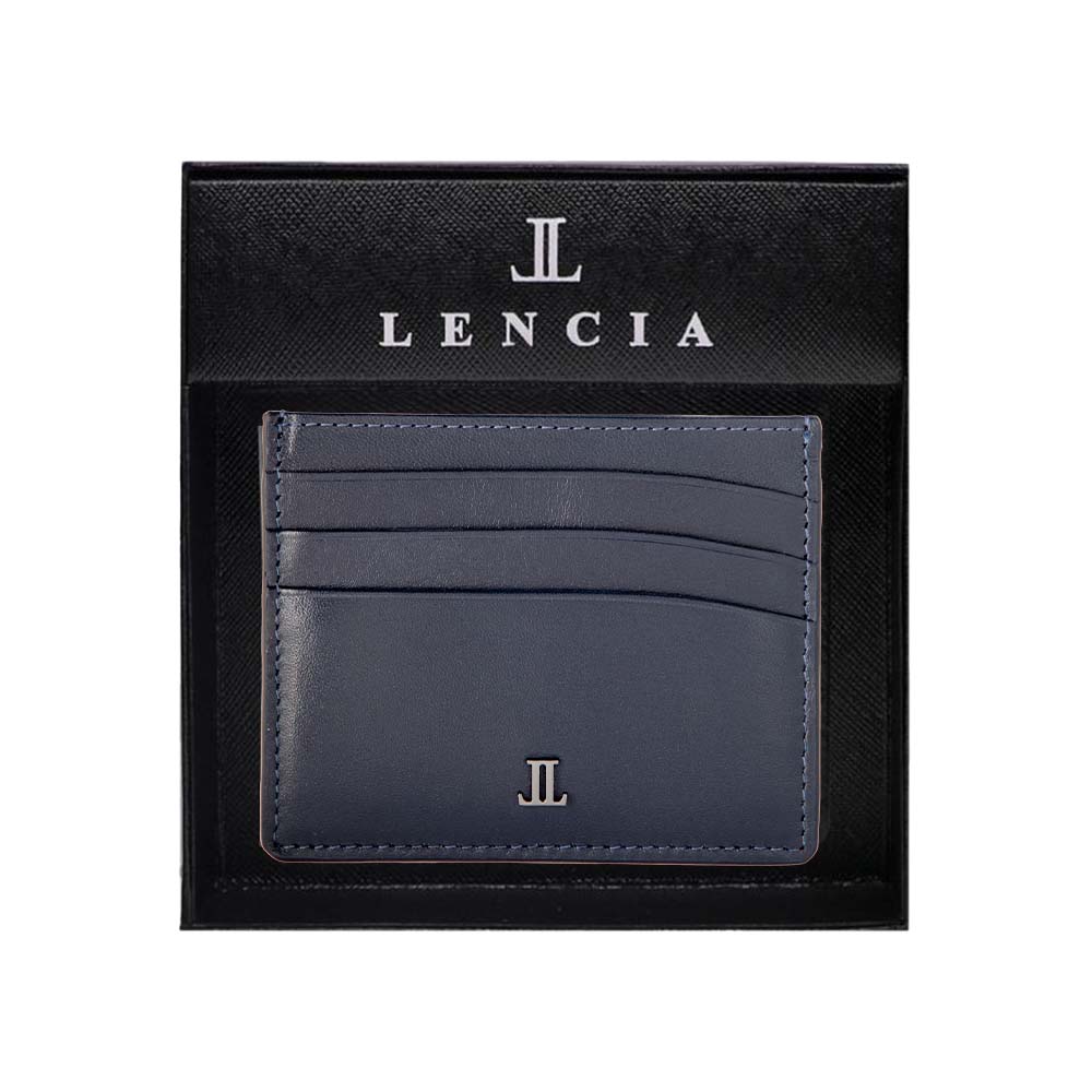 Lencia RFID Protected Scarlet Nappa Pattern Leather Card Holder LMWC-16673SN - image 19