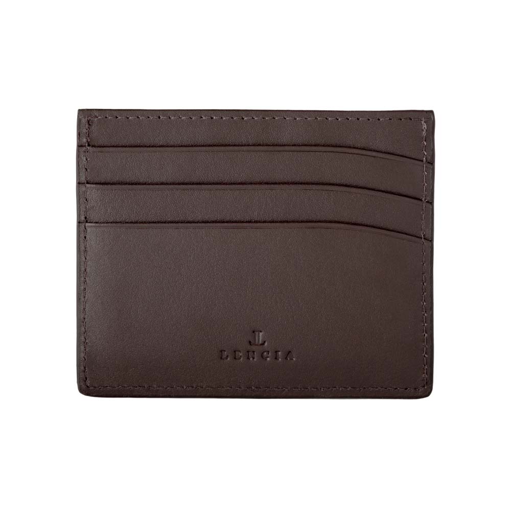 Lencia RFID Protected Scarlet Nappa Pattern Leather Card Holder LMWC-16673SN - image 23