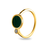Lencia Women Premium Ring LLJ-JSC1565-GRN-G-R