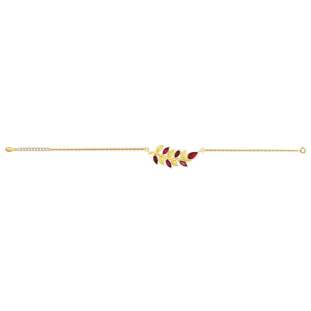 Lencia Women's Leaf Bracelet LLJ-JSC1682 - image 3
