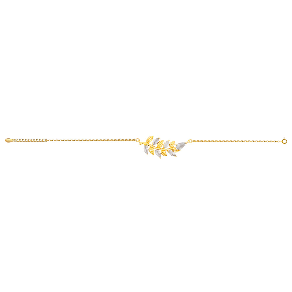 Lencia Women's Leaf Bracelet LLJ-JSC1682 - image 7