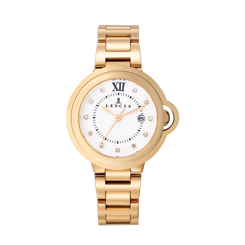 Lencia Women's Stainless Steel Analog Watch LC7174P - image 3