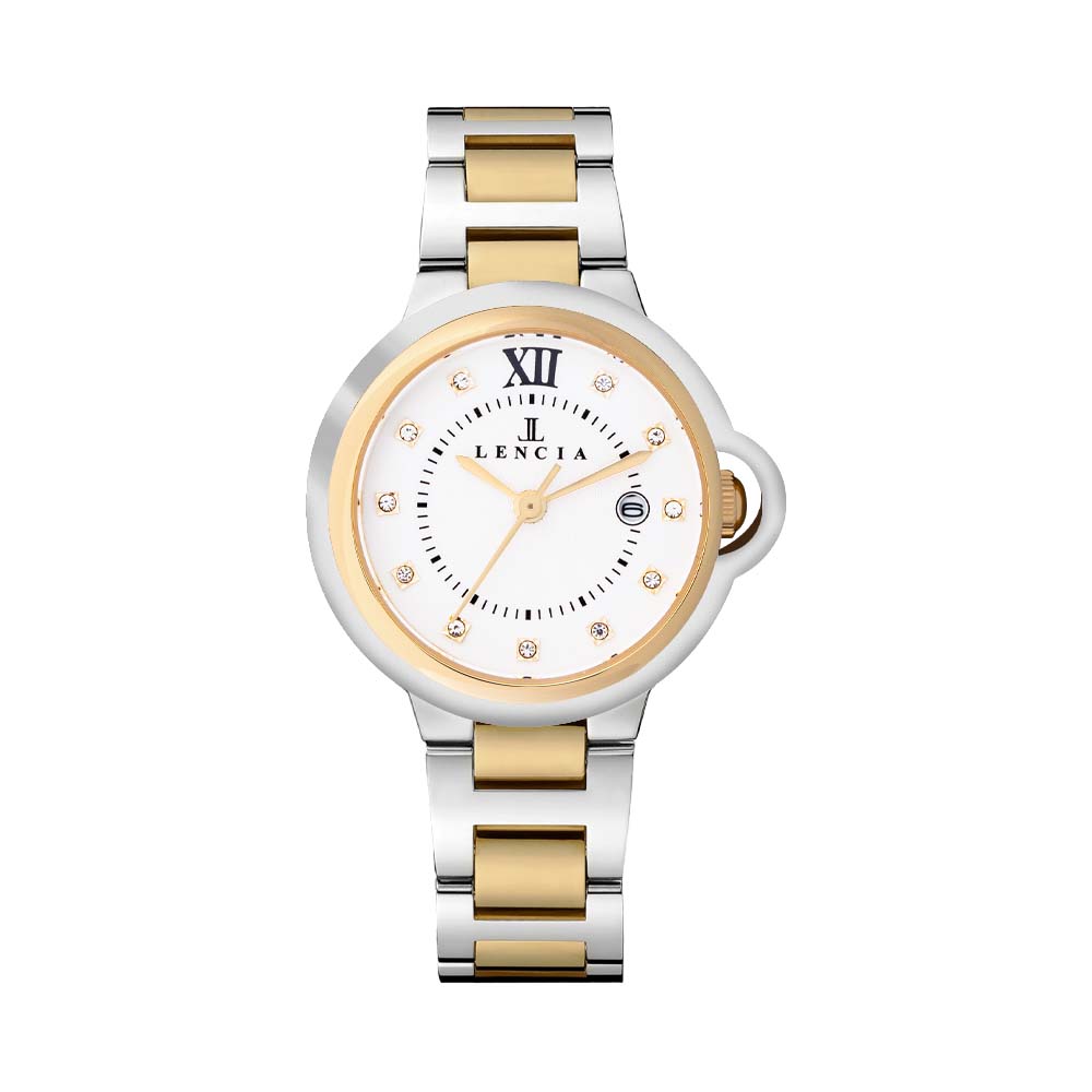 Lencia Women's Stainless Steel Analog Watch LC7174P - image 6